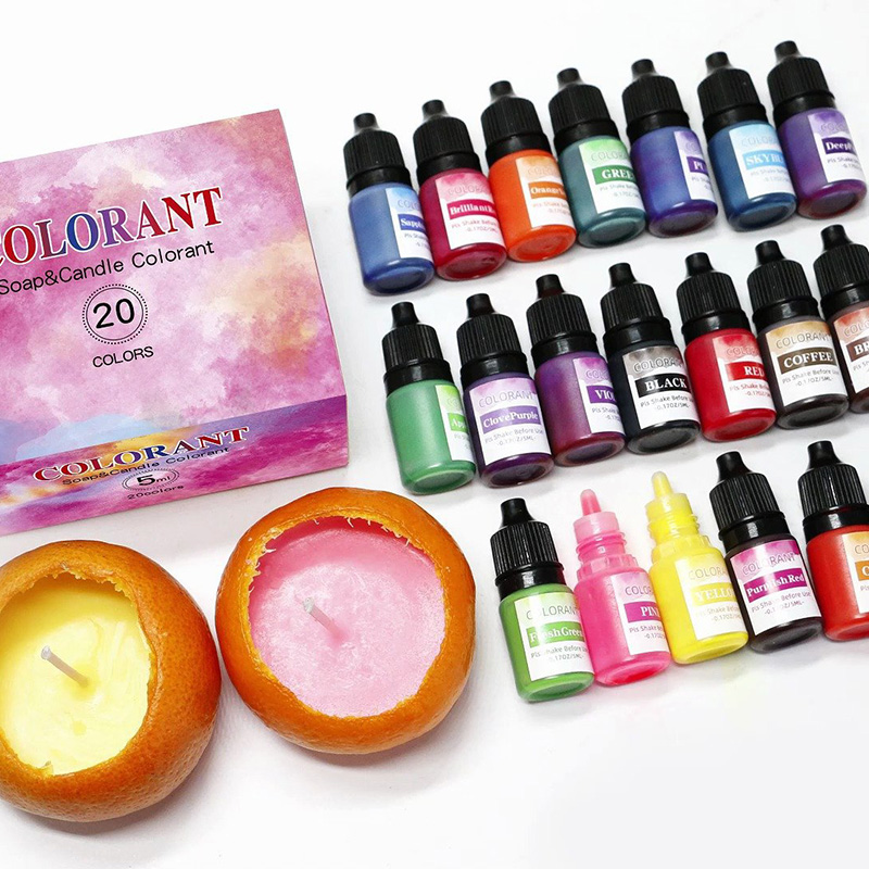 Soap Making Ingredients - 20 colors Candle Wax Pigment Liquid