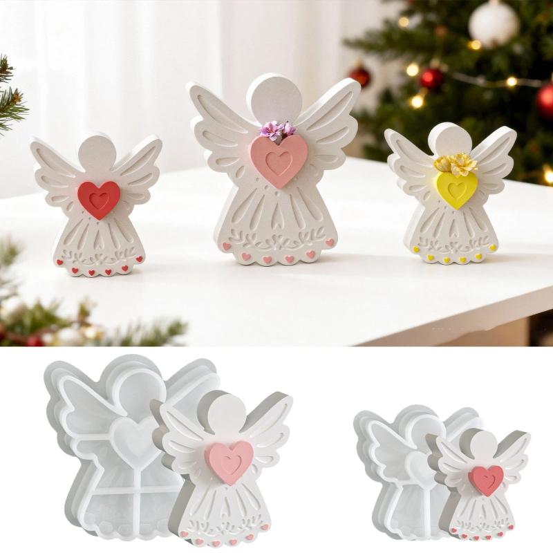 Soap Making Organic - Love Angel Gypsum Mold Candle Silicone