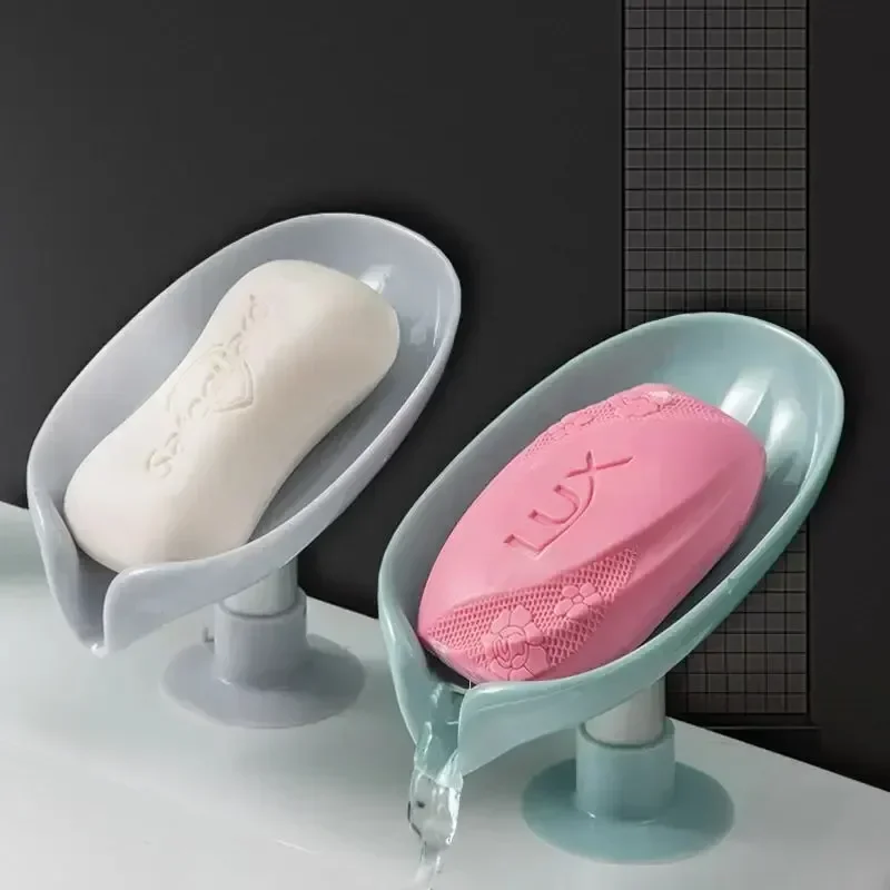 Drain Soap Holder Leaf Shape S - Soap Dish Draining 评论和价格