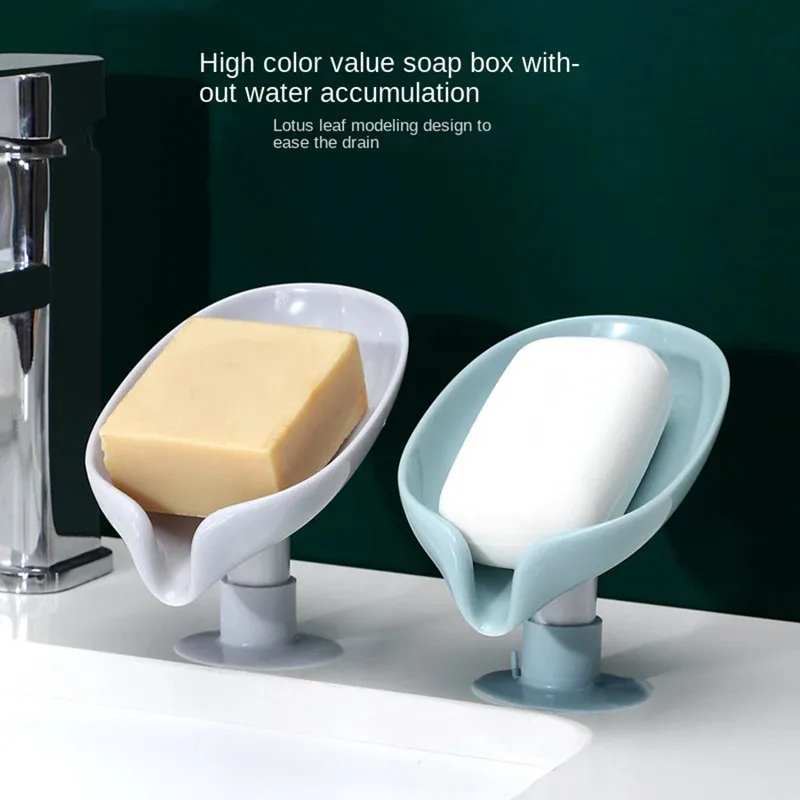 Drain Soap Holder Leaf Shape S - Soap Dish Draining 评论和价格