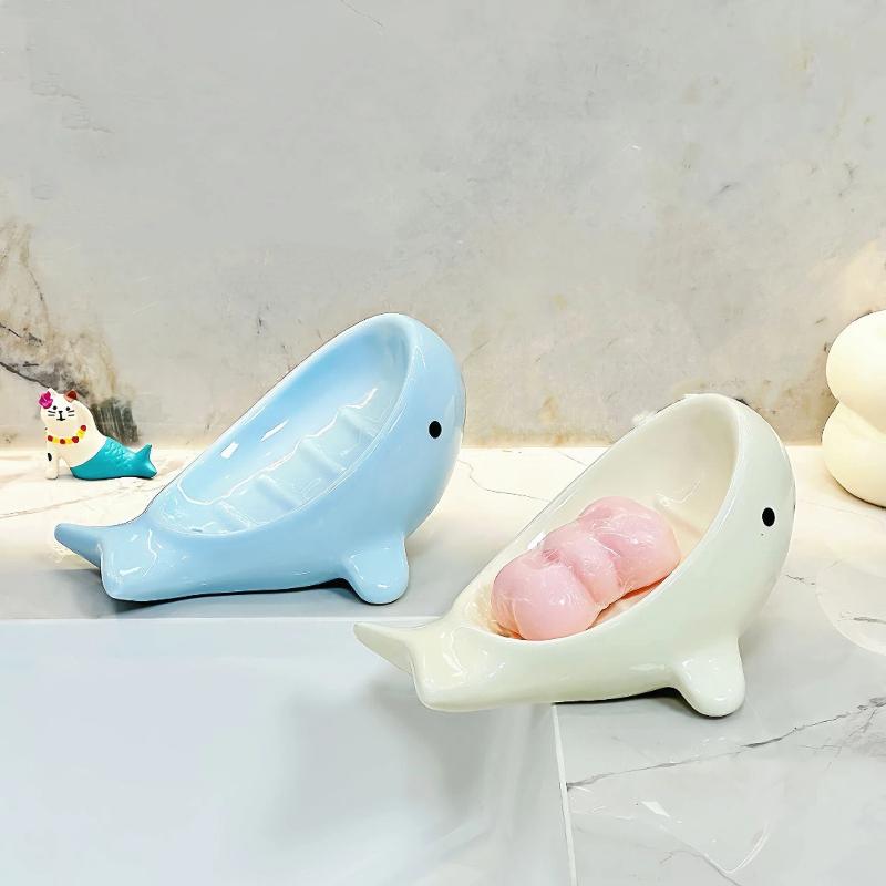 Creative Whale Soap Dish For H - Soap Dish Draining 评论和价格