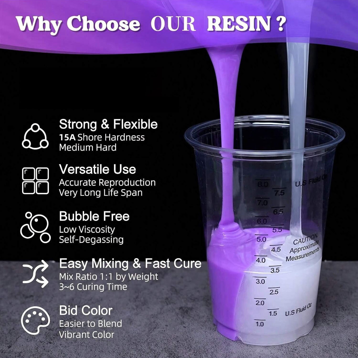 17.6oz Purple Liquid Silicone  - Soap Making Ingredients 评论和价格
