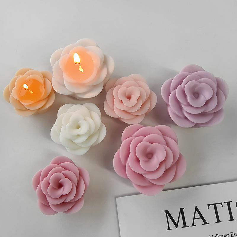 DIY Rose Flowers Silicone Mold - Soap Making Organic 评论和价格