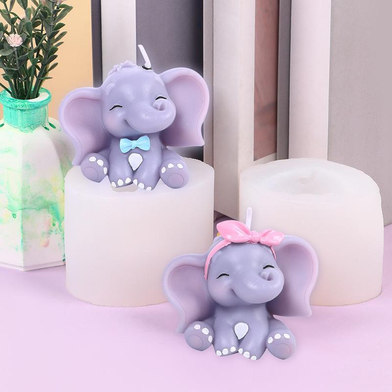 Cute 3D Elephant Silicone Cand - Soap Making Organic 评论和价格
