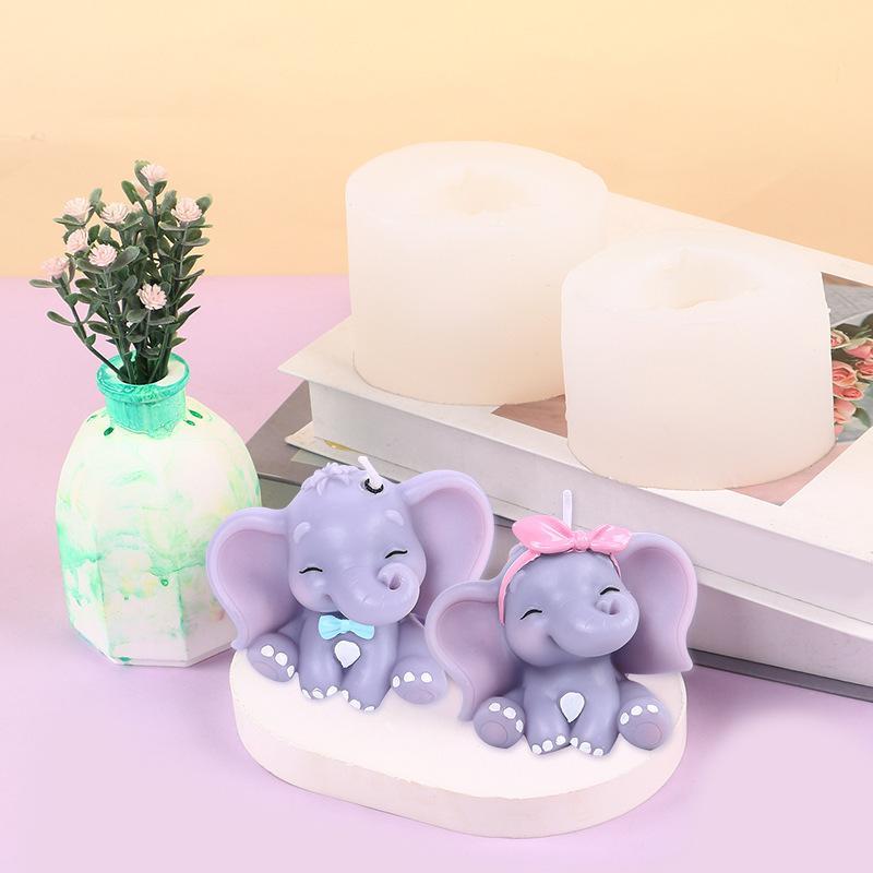 Cute 3D Elephant Silicone Cand - Soap Making Organic 评论和价格