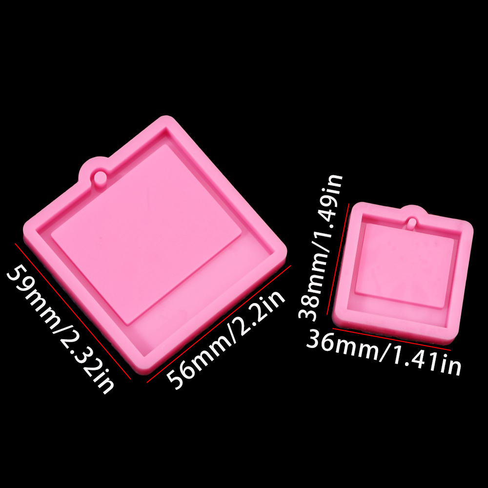 Photo Frame Epoxy Resin Keycha - Soap Making Organic 评论和价格