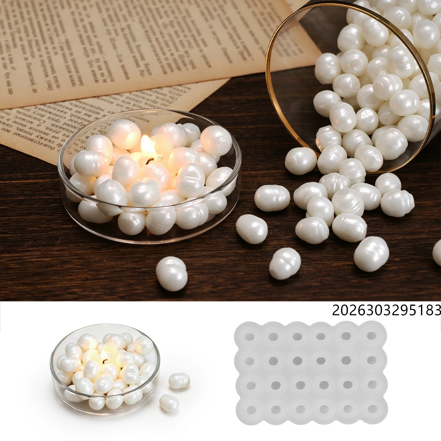 Healing Ocean Pearl Mirror Wax - Soap Making Organic 评论和价格