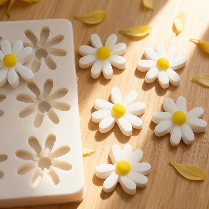 1pc 3D Daisy Sunflower Silicon - Soap Making Organic 评论和价格