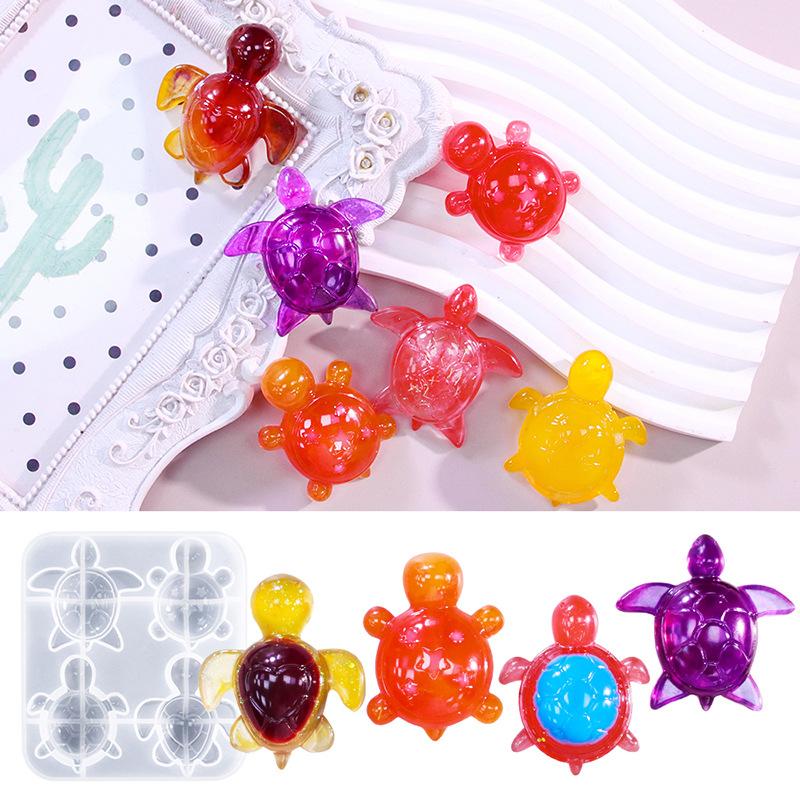 Four Turtles Plaster Silicone  - Soap Making Organic 评论和价格