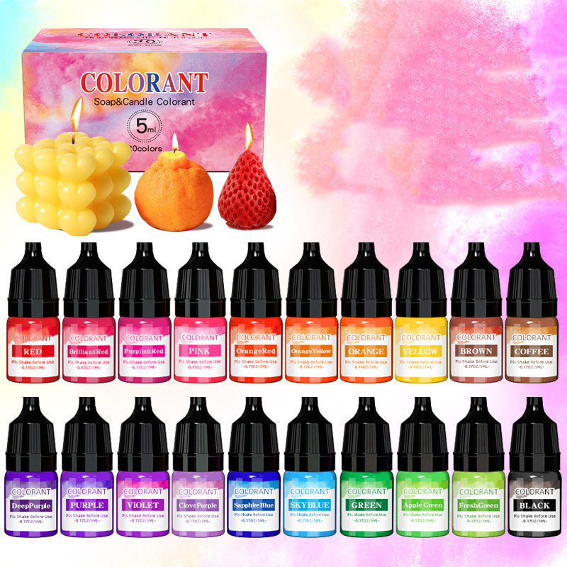 20 colors Candle Wax Pigment L - Soap Making Ingredients 评论和价格