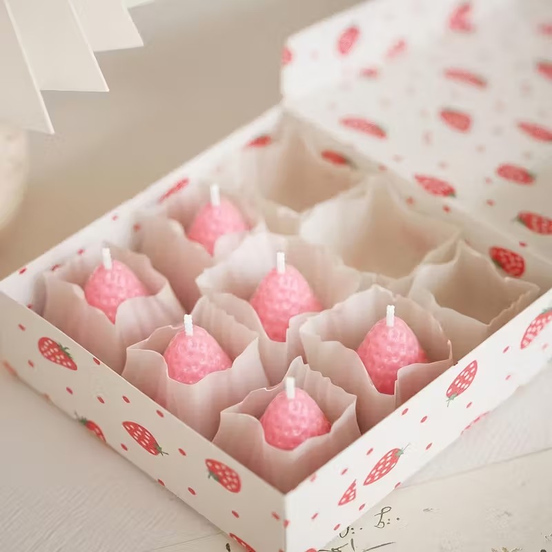 Strawberry Silicone Candle Mol - Soap Making Organic 评论和价格