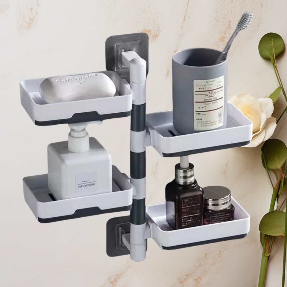 2/3/4 Rotating Drain Soap Box, - Soap Dish Draining 评论和价格