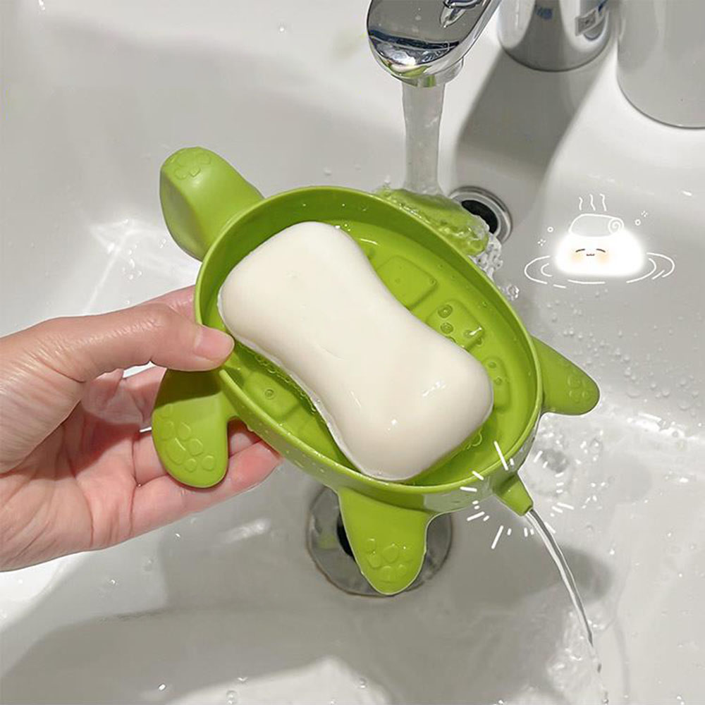 Turtle Drain Soap Box  Cartoon - Soap Dish Draining 评论和价格
