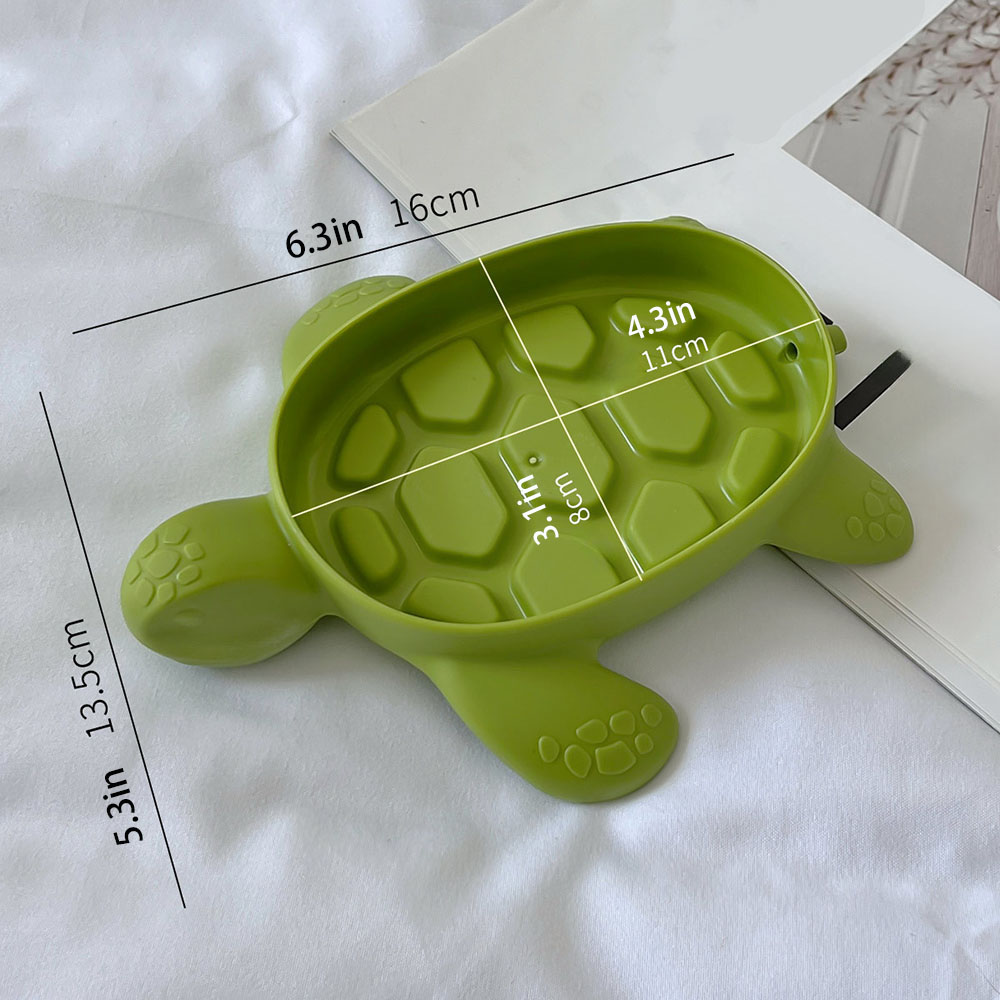 Turtle Drain Soap Box  Cartoon - Soap Dish Draining 评论和价格