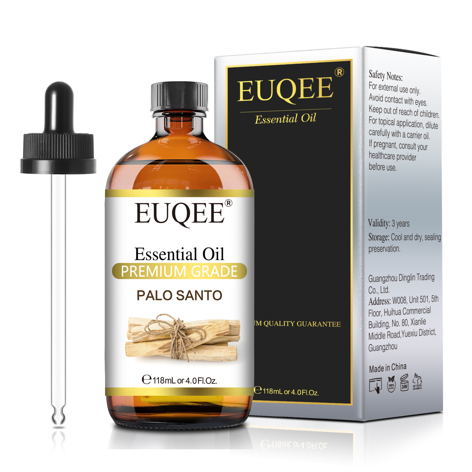 EUQEE 118ml Essential Oil Palo - Soap Making Ingredients 评论和价格