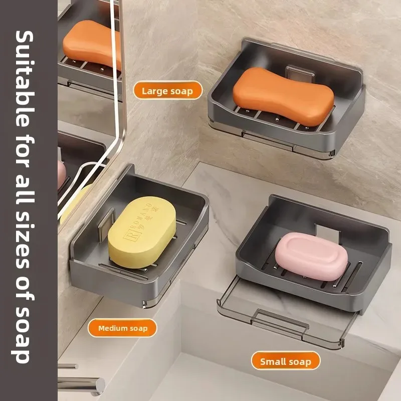 1pcs Wall Mounted Soap Drain B - Soap Dish Draining 评论和价格